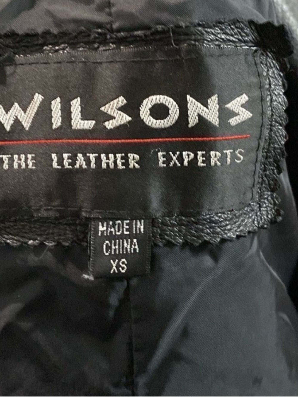 Wilson’s Black Leather Cropped Moto Jacket - Picture 5 of 10